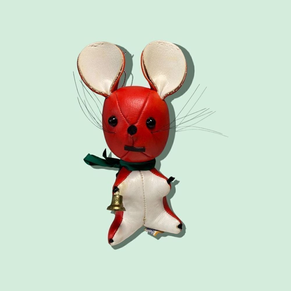 Vintage leather Dakin Dream Pets mouse Japan